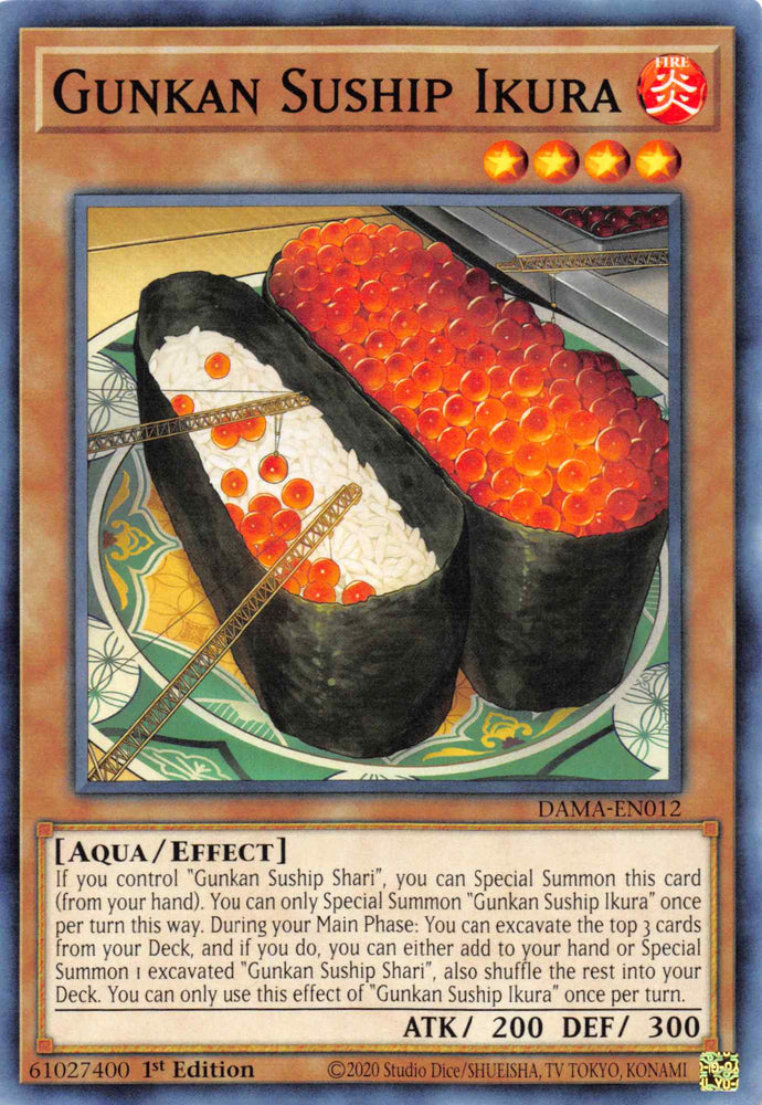 Gunkan Suship Ikura [DAMA-EN012] Common Yu-Gi-Oh!
