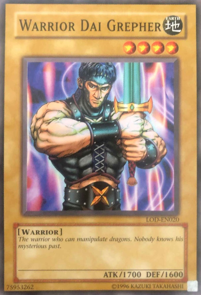 Warrior Dai Grepher [LOD-EN020] Common Yu-Gi-Oh!