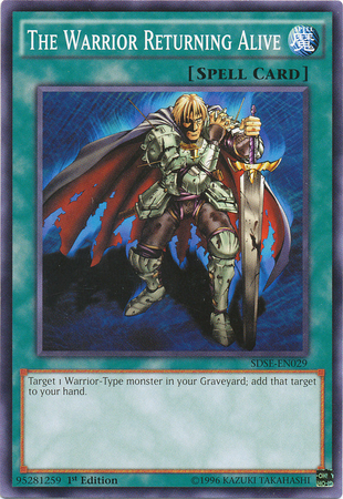 The Warrior Returning Alive [SDSE-EN029] Common Yu-Gi-Oh!