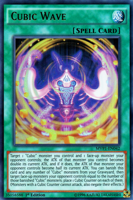 Cubic Wave [MVP1-EN042] Ultra Rare Yu-Gi-Oh!