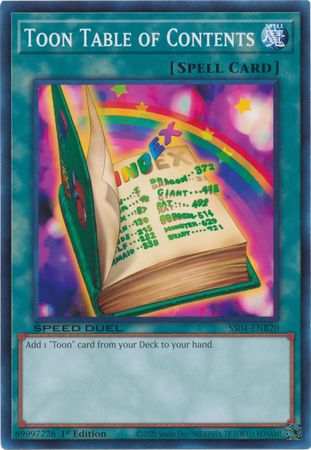 Toon Table of Contents [SS04-ENB20] Common Yu-Gi-Oh!