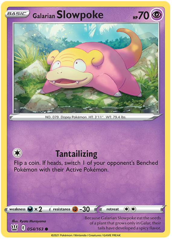 Galarian Slowpoke (054/163) [Sword & Shield: Battle Styles] Pokémon