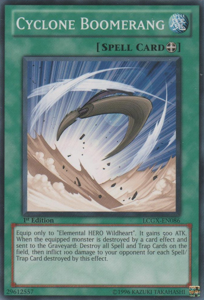 Cyclone Boomerang [LCGX-EN086] Common Yu-Gi-Oh!