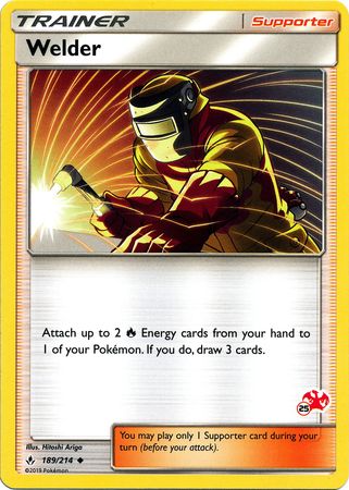 Welder (189/214) (Charizard Stamp #25) [Battle Academy 2020] Pokémon