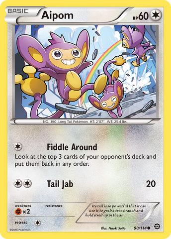 Aipom (90/114) [XY: Steam Siege] Pokémon