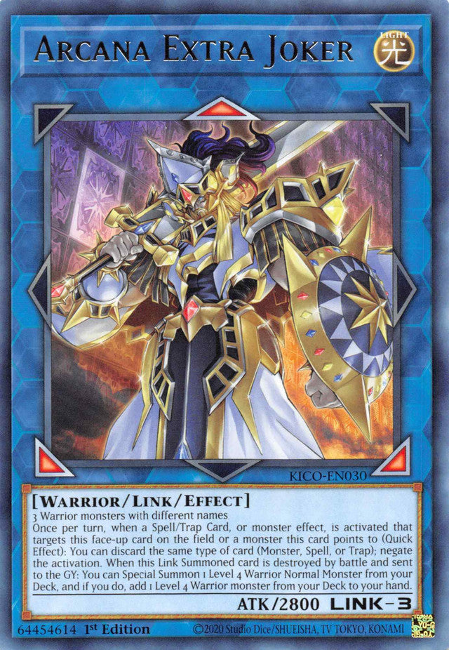 Arcana Extra Joker [KICO-EN030] Rare Yu-Gi-Oh!