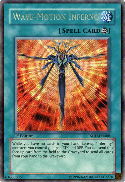 Wave-Motion Inferno [TSHD-EN088] Secret Rare Yu-Gi-Oh!