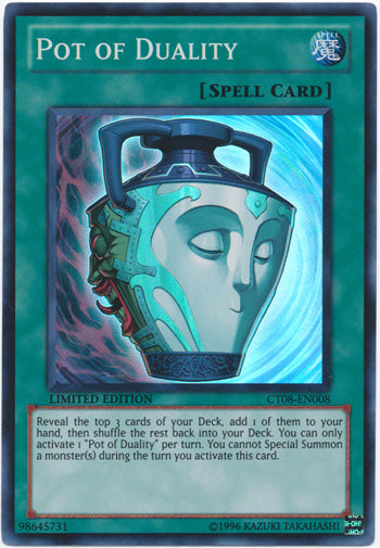 Pot of Duality [CT08-EN008] Super Rare Yu-Gi-Oh!