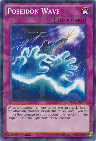 Poseidon Wave [BP03-EN223] Shatterfoil Rare Yu-Gi-Oh!