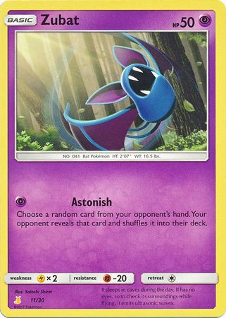 Zubat (11/30) [Sun & Moon: Trainer Kit - Alolan Raichu] Pokémon