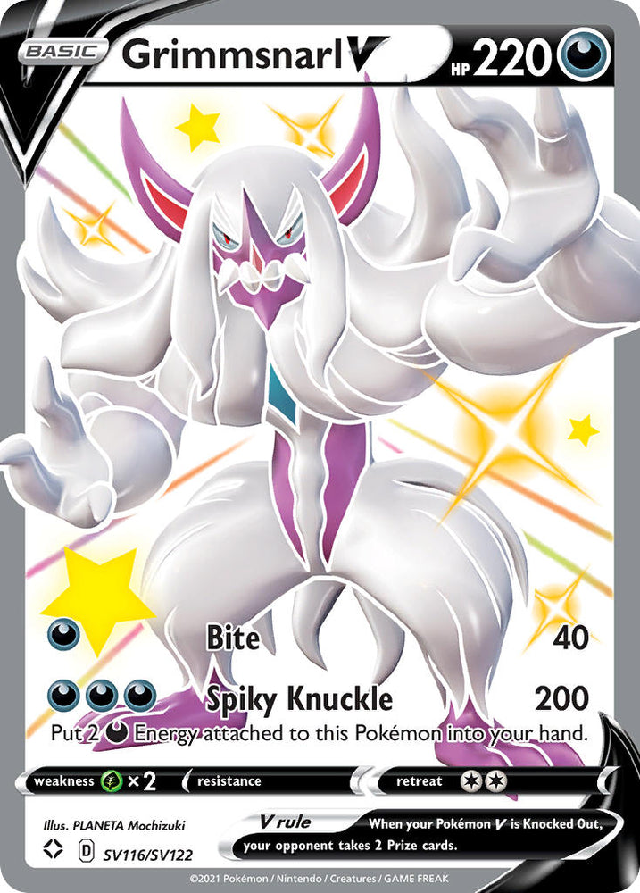 Grimmsnarl V (SV116/SV122) [Sword & Shield: Shining Fates] Pokémon