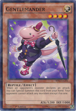Gentlemander [BP03-EN106] Shatterfoil Rare Yu-Gi-Oh!