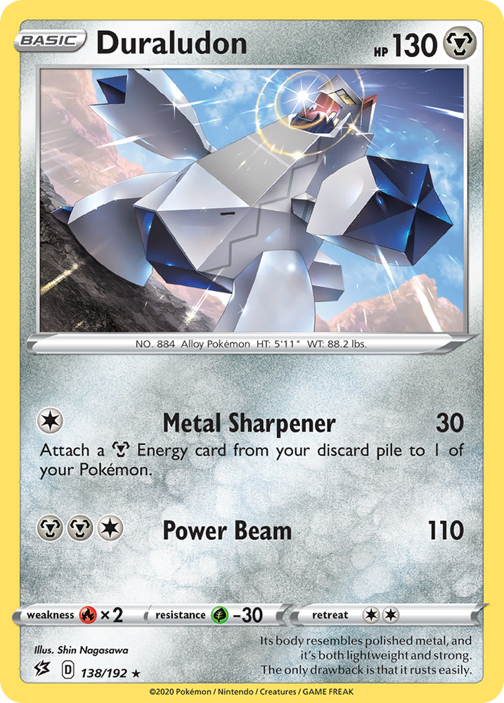 Duraludon (138/192) [Sword & Shield: Rebel Clash] Pokémon