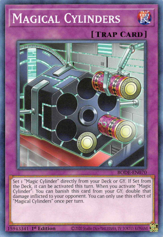 Magical Cylinders [BODE-EN070] Common Yu-Gi-Oh!