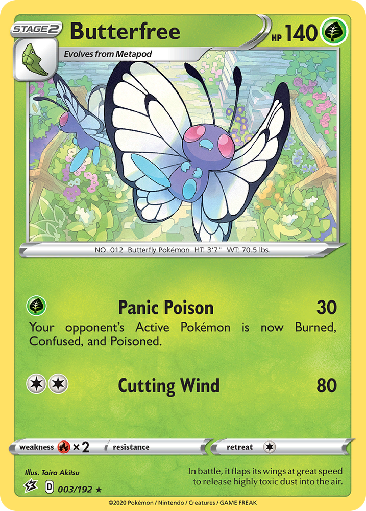 Butterfree (003/192) [Sword & Shield: Rebel Clash] Pokémon