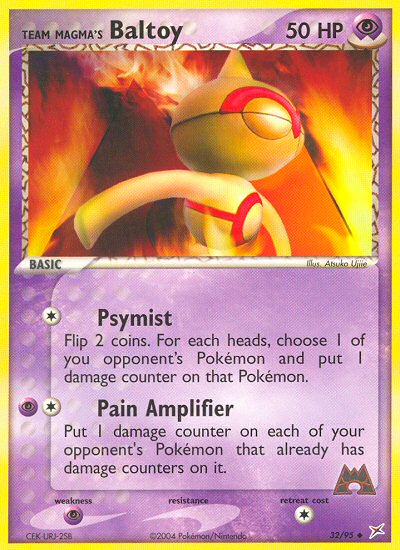 Team Magma's Baltoy (32/95) [EX: Team Magma vs Team Aqua] Pokémon