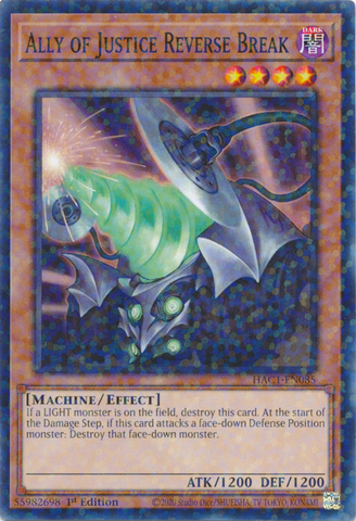 Ally of Justice Reverse Break (Duel Terminal) [HAC1-EN085] Common Yu-Gi-Oh!