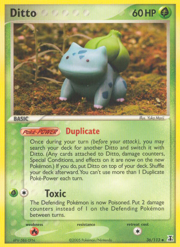 Ditto (36/113) [EX: Delta Species] Pokémon