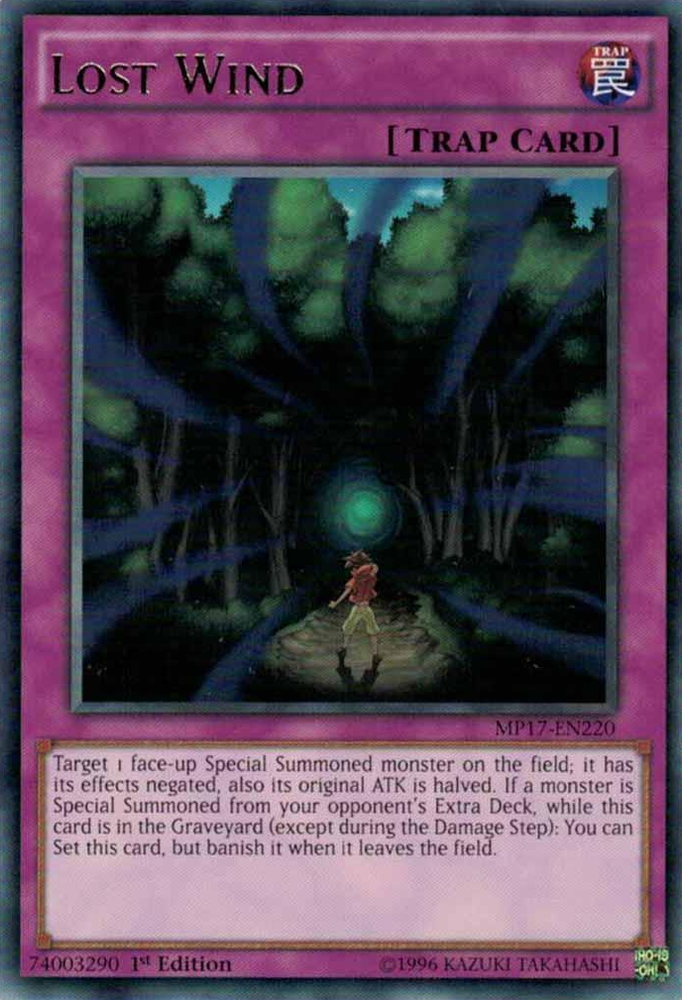 Lost Wind [MP17-EN220] Rare Yu-Gi-Oh!