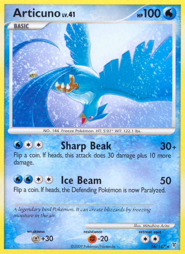 Articuno (16/147) [Platinum: Supreme Victors] Pokémon