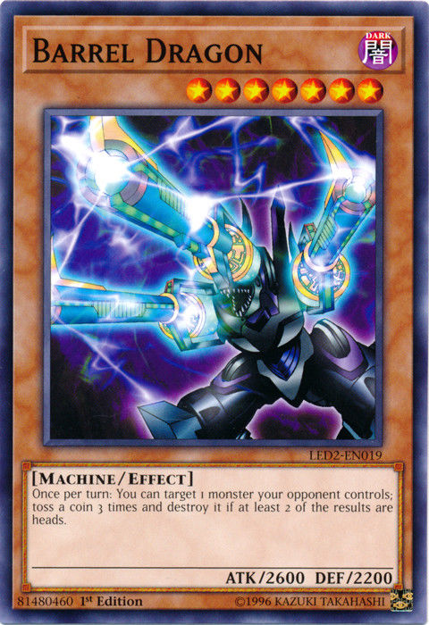 Barrel Dragon [LED2-EN019] Common Yu-Gi-Oh!