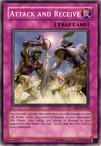 Attack and Receive [DB1-EN173] Common Yu-Gi-Oh!