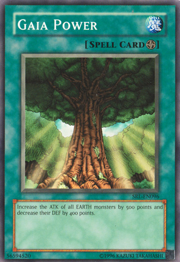 Gaia Power [SRL-096] Common Yu-Gi-Oh!