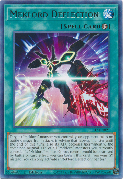 Meklord Deflection [LED7-EN021] Rare Yu-Gi-Oh!