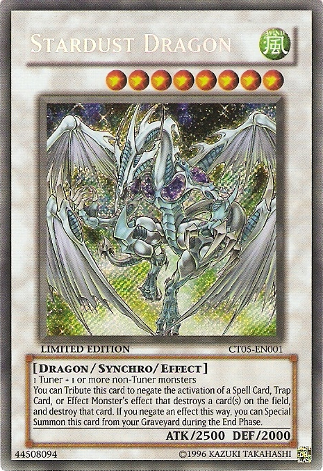 Stardust Dragon [CT05-EN001] Secret Rare