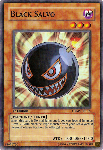 Black Salvo [CRMS-EN015] Super Rare Yu-Gi-Oh!