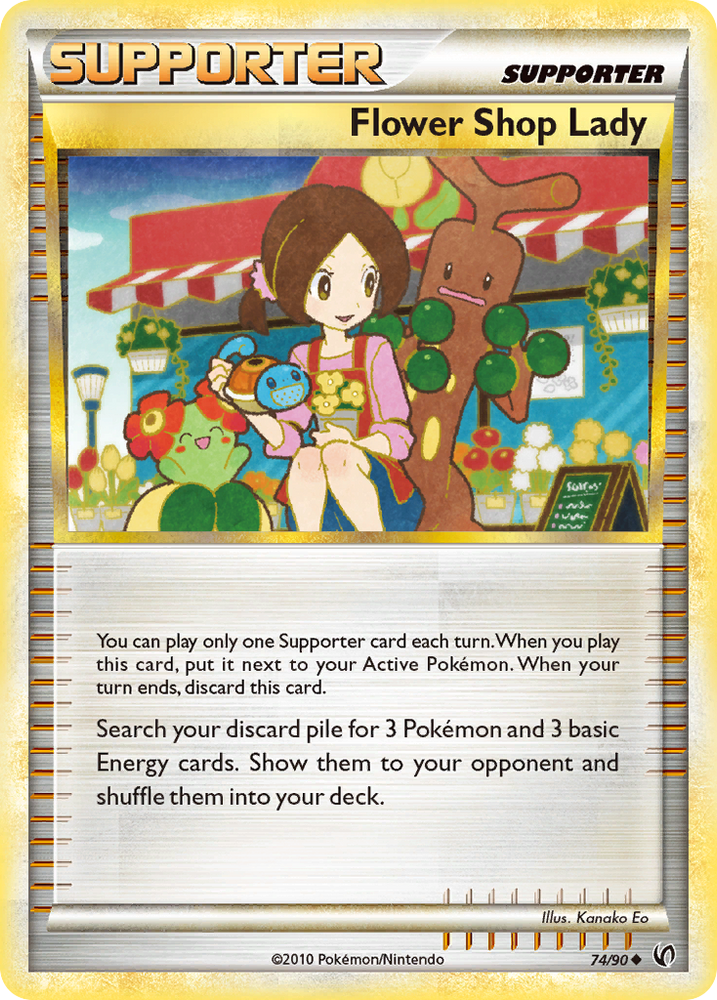 Flower Shop Lady (74/90) [HeartGold & SoulSilver: Undaunted] Pokémon