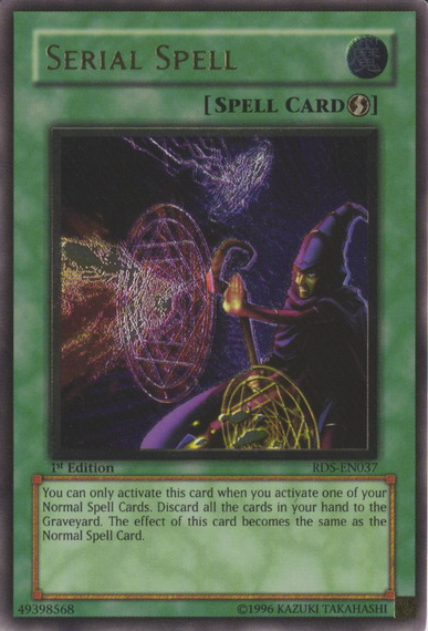 Serial Spell [RDS-EN037] Ultimate Rare Yu-Gi-Oh!