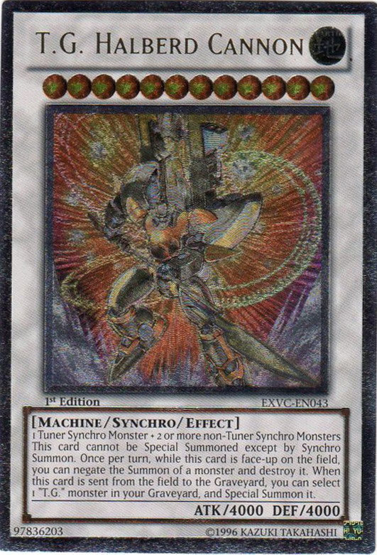 T.G. Halberd Cannon [EXVC-EN043] Ultimate Rare Yu-Gi-Oh!