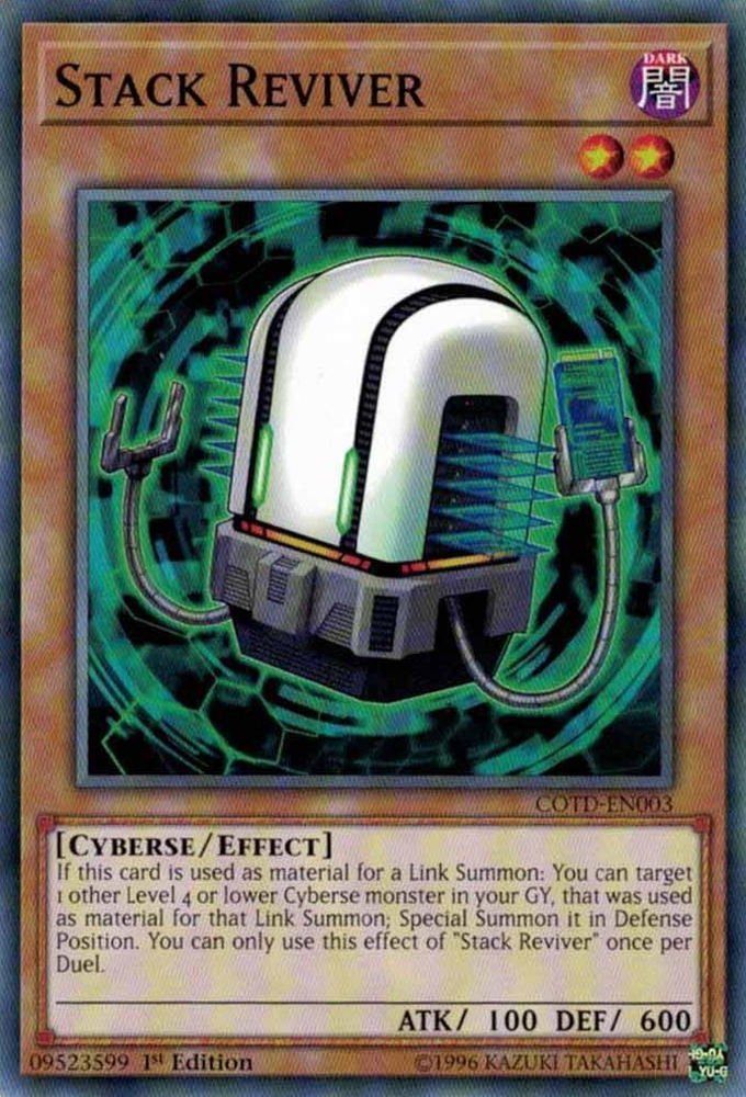 Stack Reviver [COTD-EN003] Common Yu-Gi-Oh!