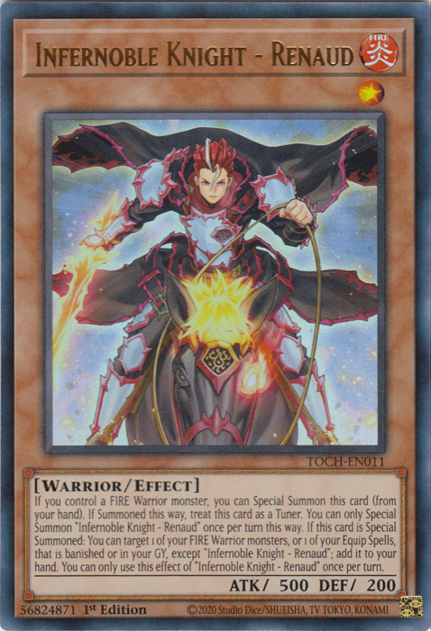 Infernoble Knight - Renaud [TOCH-EN011] Ultra Rare Yu-Gi-Oh!
