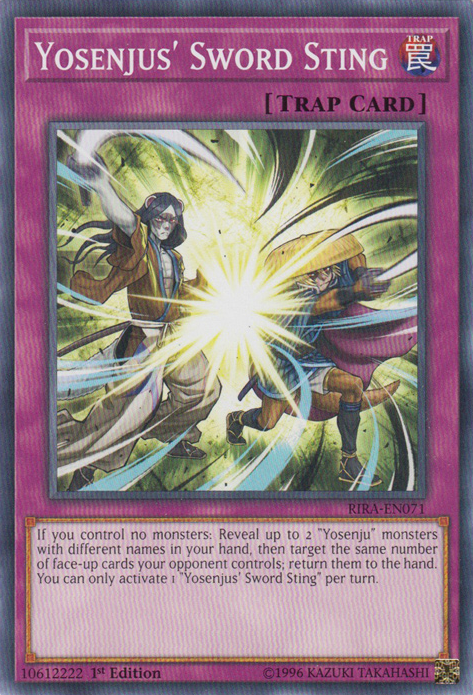 Yosenjus' Sword Sting [RIRA-EN071] Common Yu-Gi-Oh!
