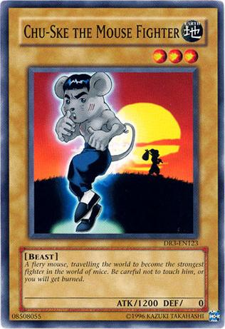 Chu-Ske the Mouse Fighter [DR3-EN123] Common Yu-Gi-Oh!