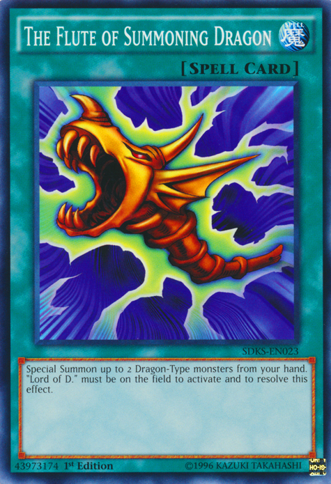 The Flute of Summoning Dragon [SDKS-EN023] Common Yu-Gi-Oh!
