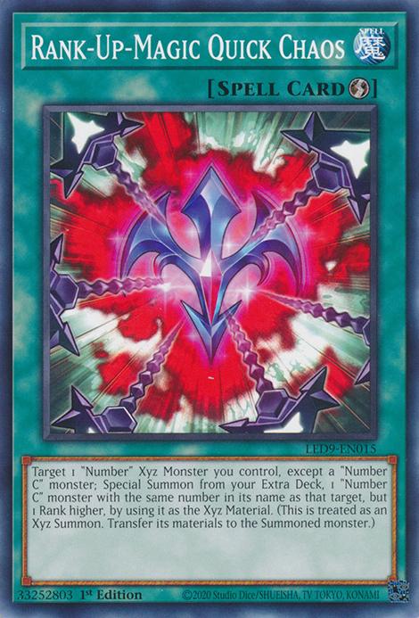 Rank-Up-Magic Quick Chaos [LED9-EN015] Common Yu-Gi-Oh!