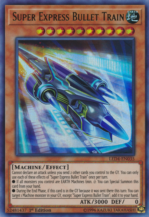 Super Express Bullet Train [LED4-EN035] Ultra Rare Yu-Gi-Oh!