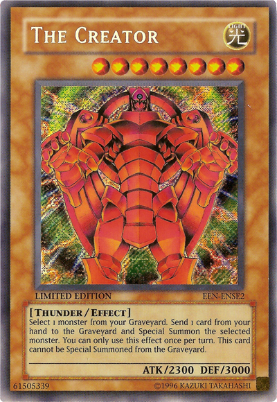 The Creator [EEN-ENSE2] Secret Rare Yu-Gi-Oh!