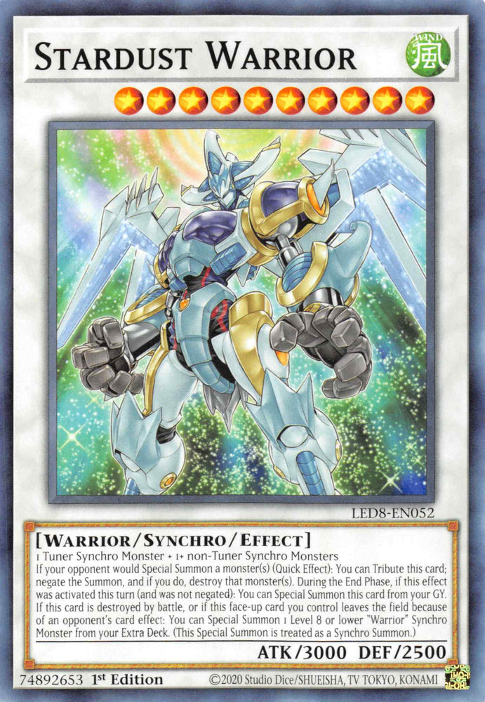 Stardust Warrior [LED8-EN052] Common Yu-Gi-Oh!