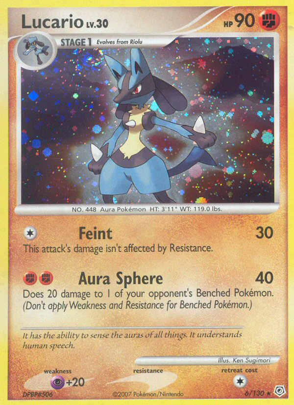 Lucario (6/130) [Diamond & Pearl: Base Set] Pokémon