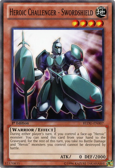 Heroic Challenger - Swordshield [REDU-EN007] Common Yu-Gi-Oh!
