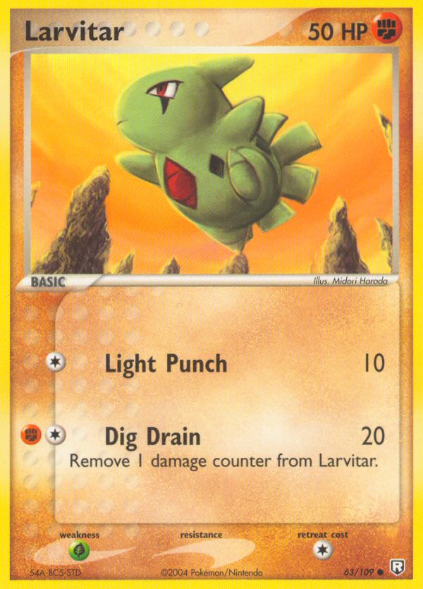 Larvitar (63/109) [EX: Team Rocket Returns] Pokémon