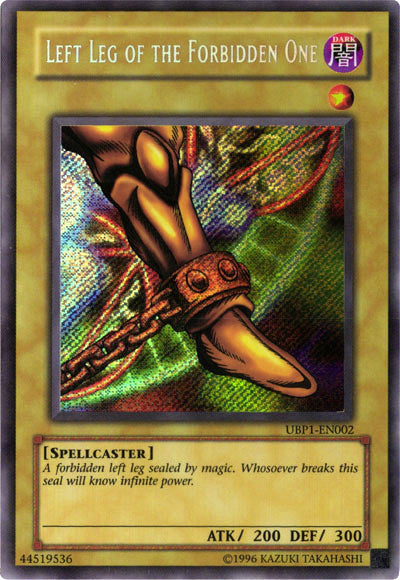 Left Leg of the Forbidden One [UBP1-EN002] Secret Rare Yu-Gi-Oh!