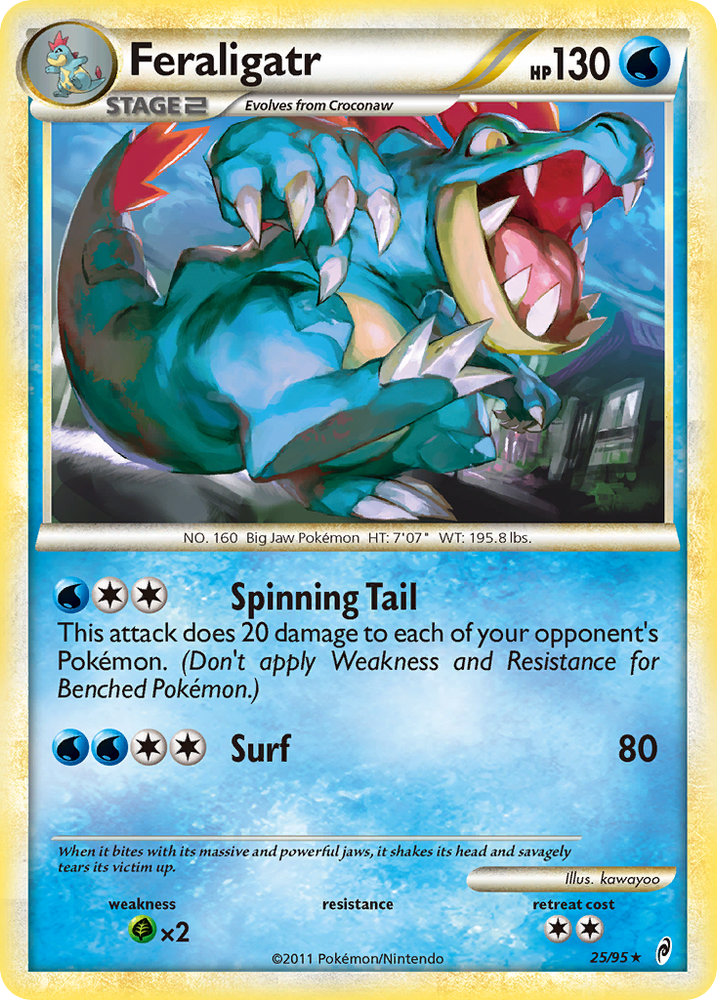 Feraligatr (25/95) [HeartGold & SoulSilver: Call of Legends] Pokémon