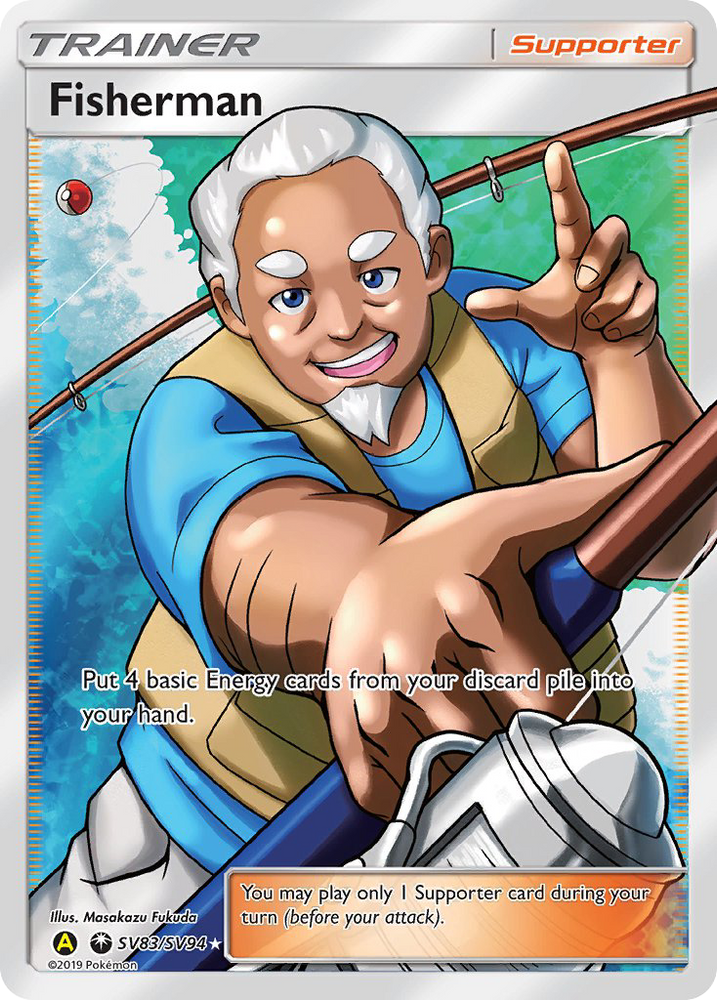 Fisherman (SV83/SV94) [Sun & Moon: Hidden Fates - Shiny Vault] Pokémon