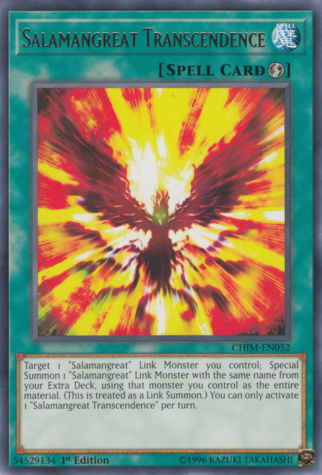 Salamangreat Transcendence [CHIM-EN052] Rare Yu-Gi-Oh!