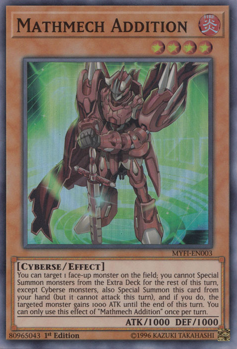 Mathmech Addition [MYFI-EN003] Super Rare Yu-Gi-Oh!